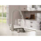 Moen Nolia 1-Handle Pull-Down High Arc Kitchen Faucet, Spot Resistant Stainless Image 2