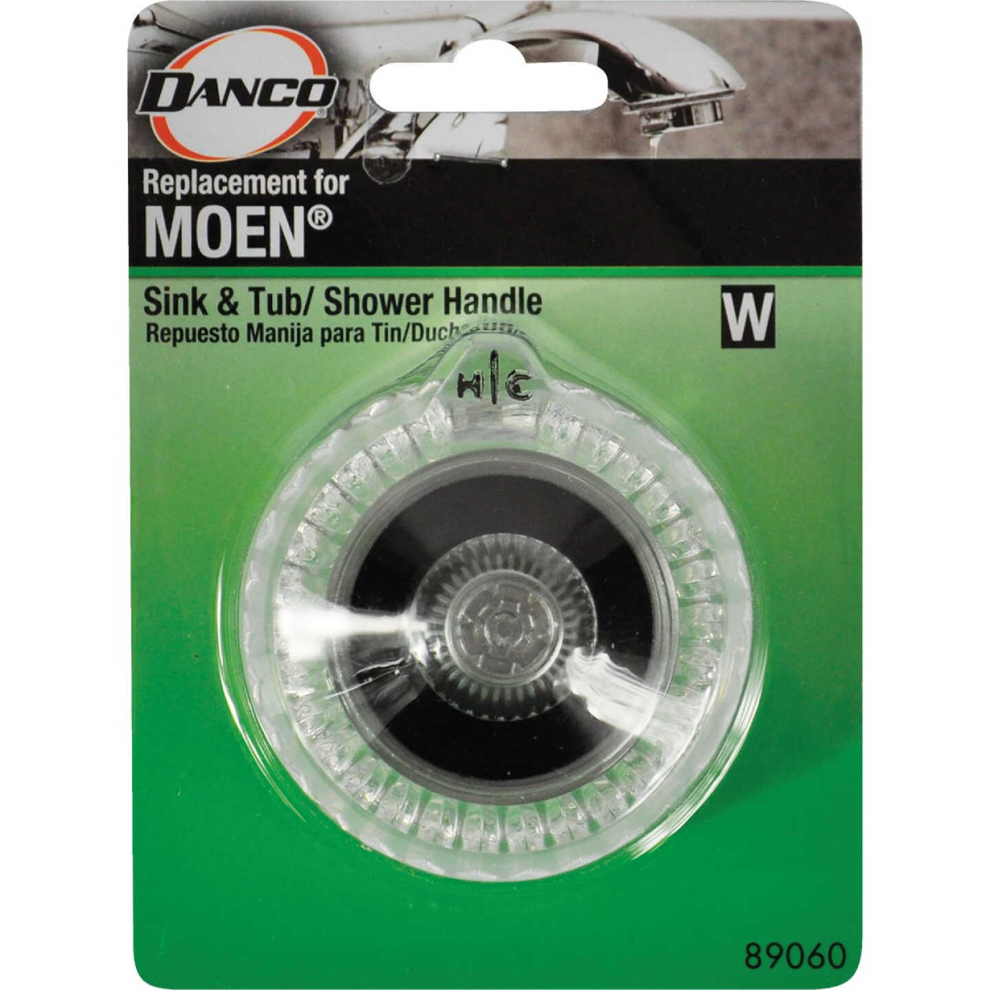 Danco Single Clear Acrylic Tub & Shower Handle Kit Image 2