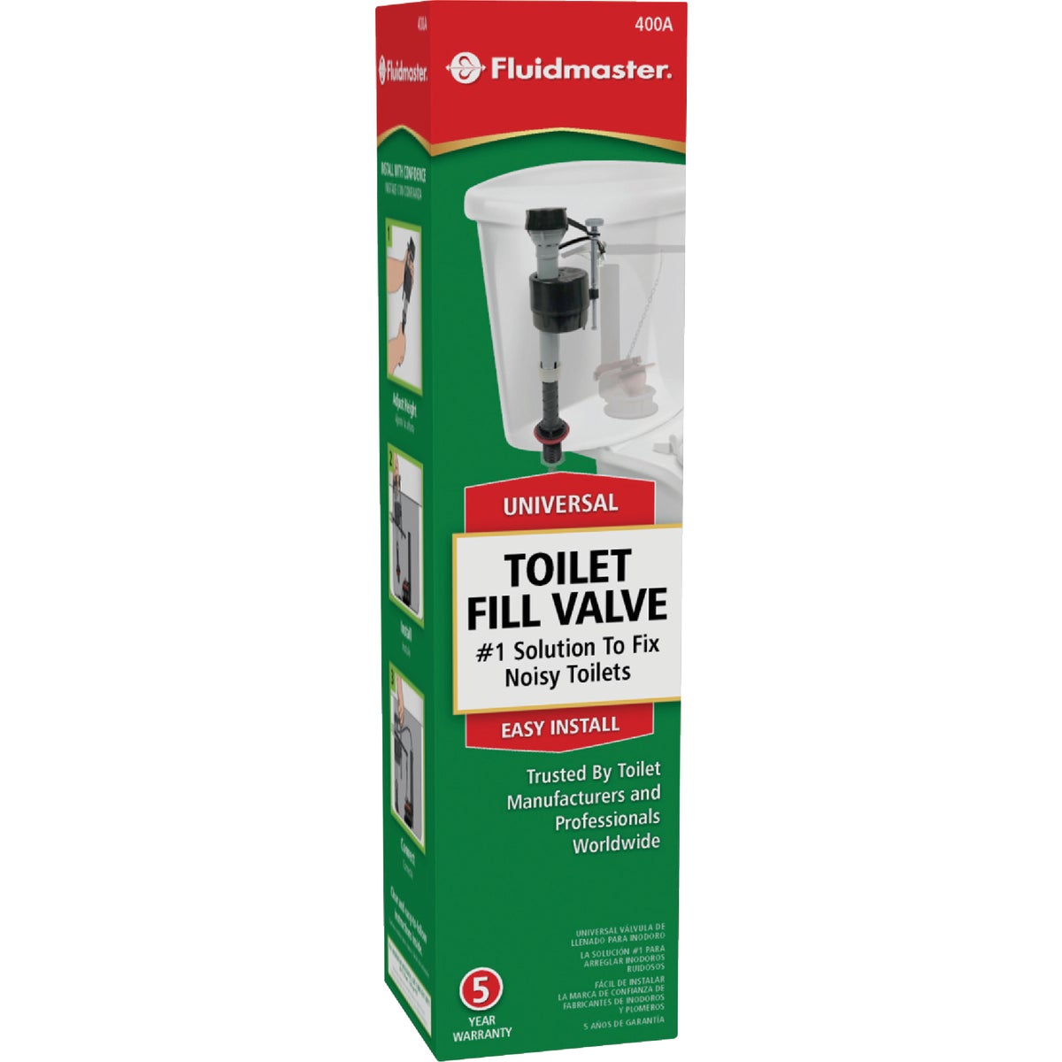 Fluidmaster Adjustable Universal Toilet Fill Valve Image 4