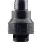 PLUMBEEZE 1-1/4 In. ABS Thermoplastic Full-Flow Sump Pump Check Valve Image 1