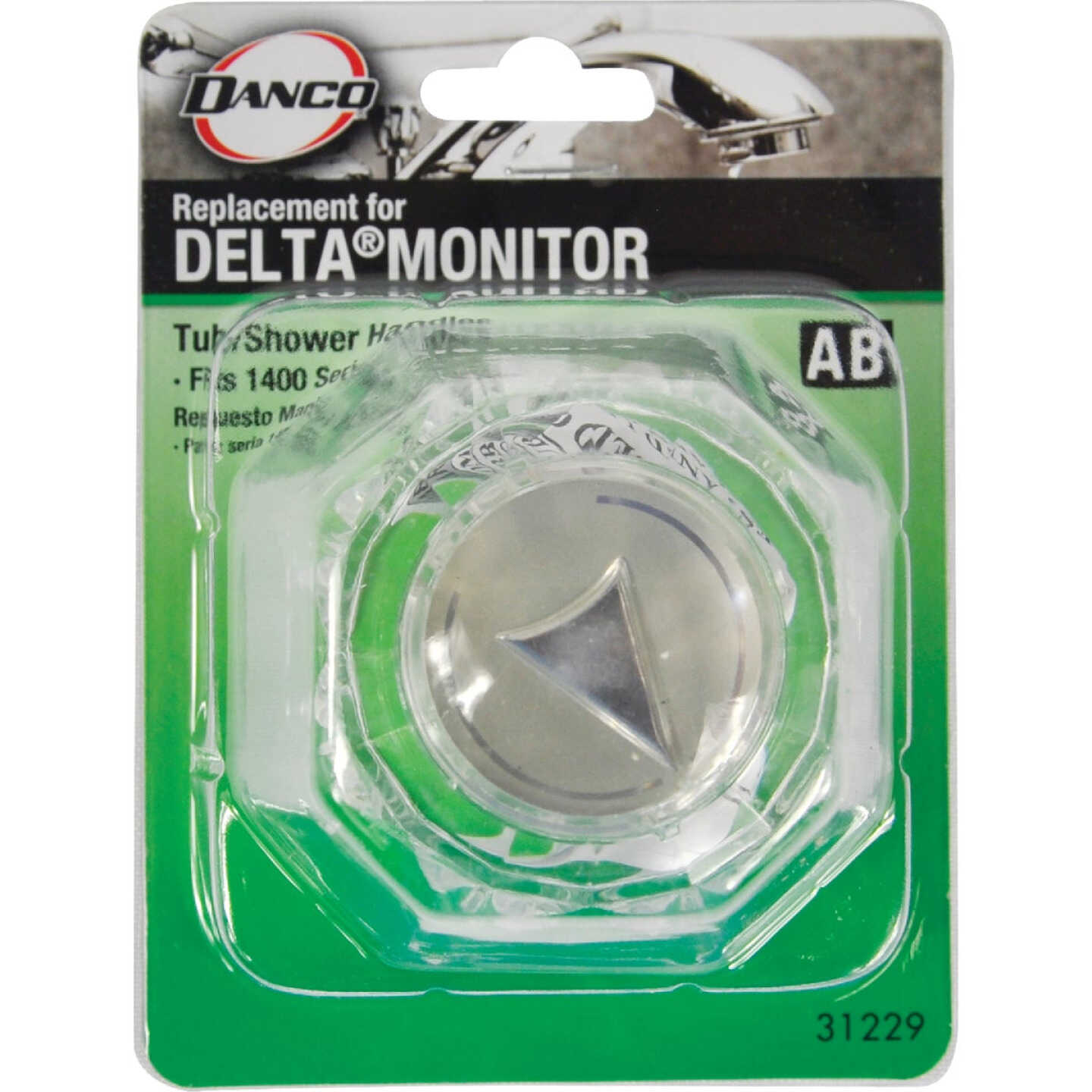 Danco Single Clear Acrylic Tub & Shower Handle Kit Image 2