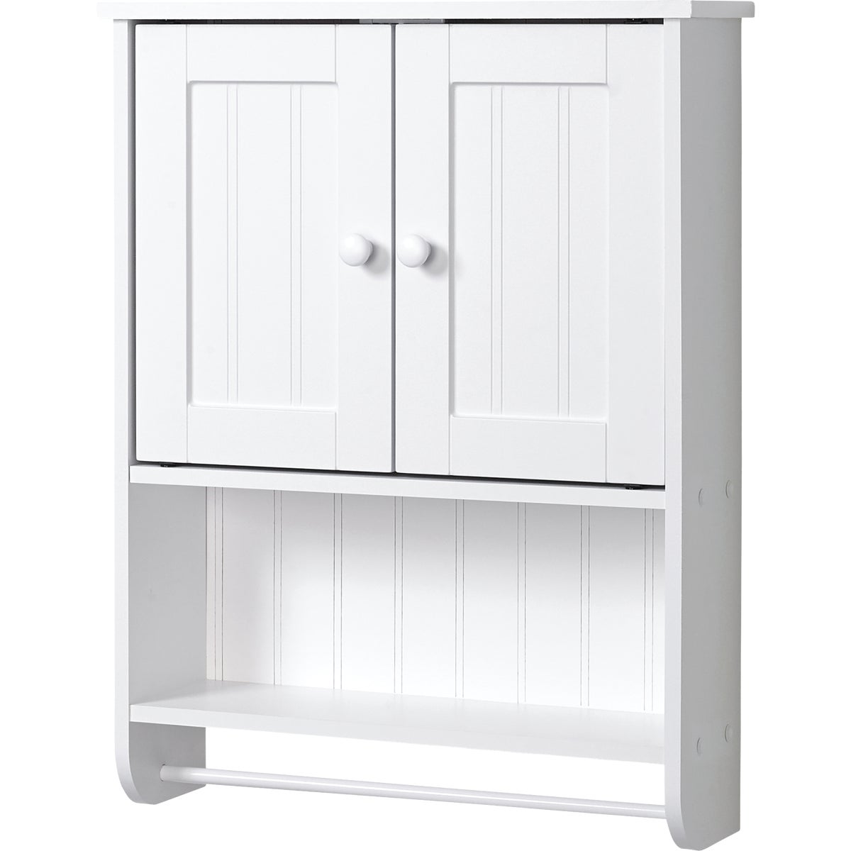 Zenith Country Cottage White 19-1/2 In. W. x 5-3/4 In. D. x 25.63 In. H. Wall Bath Cabinet