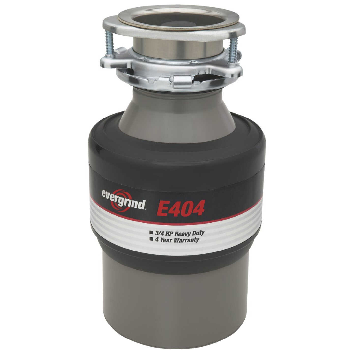 Evergrind 3/4 HP Garbage Disposer, 4 Year Warranty Image 1