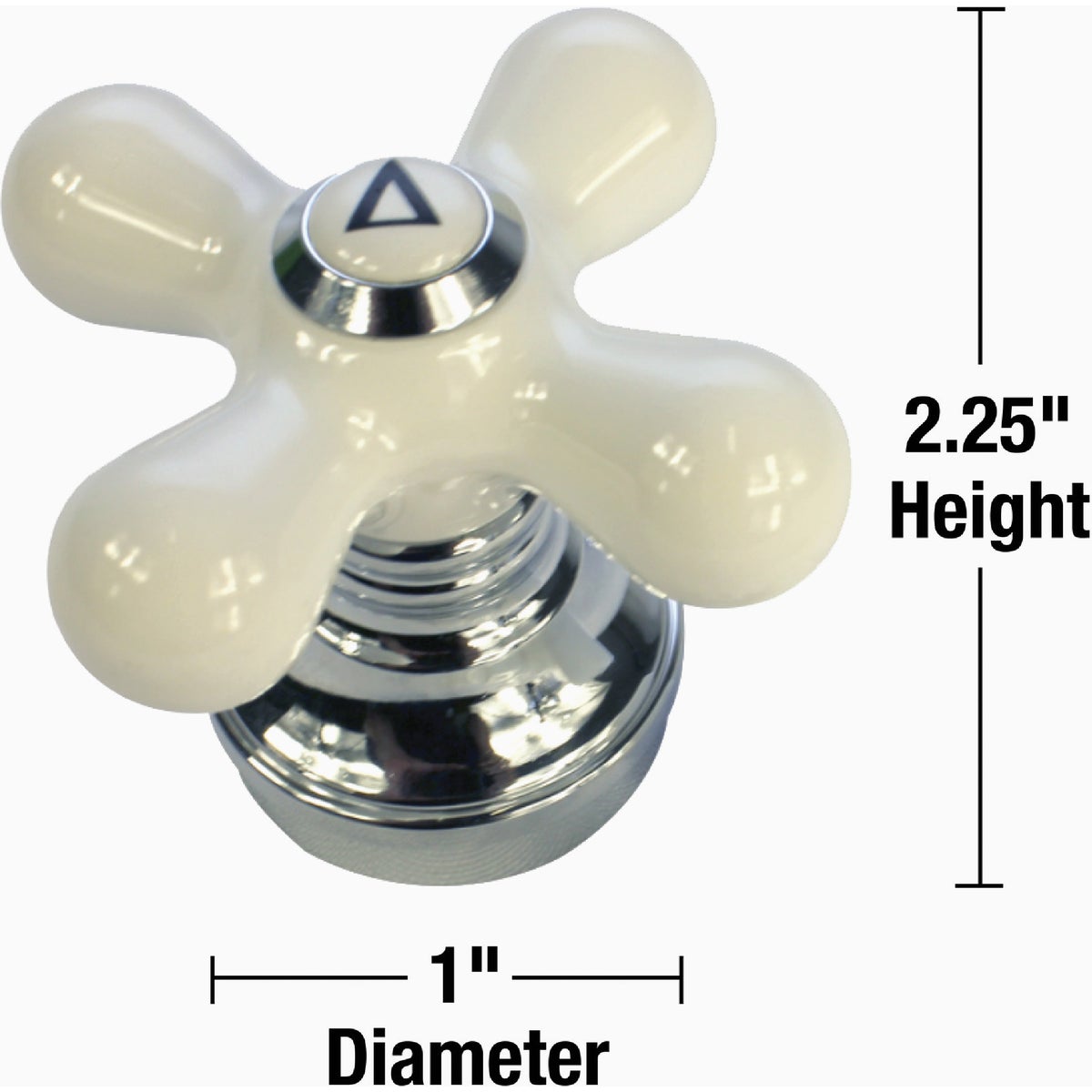 Danco Cross Replacement Chrome Faucet Handle Image 5