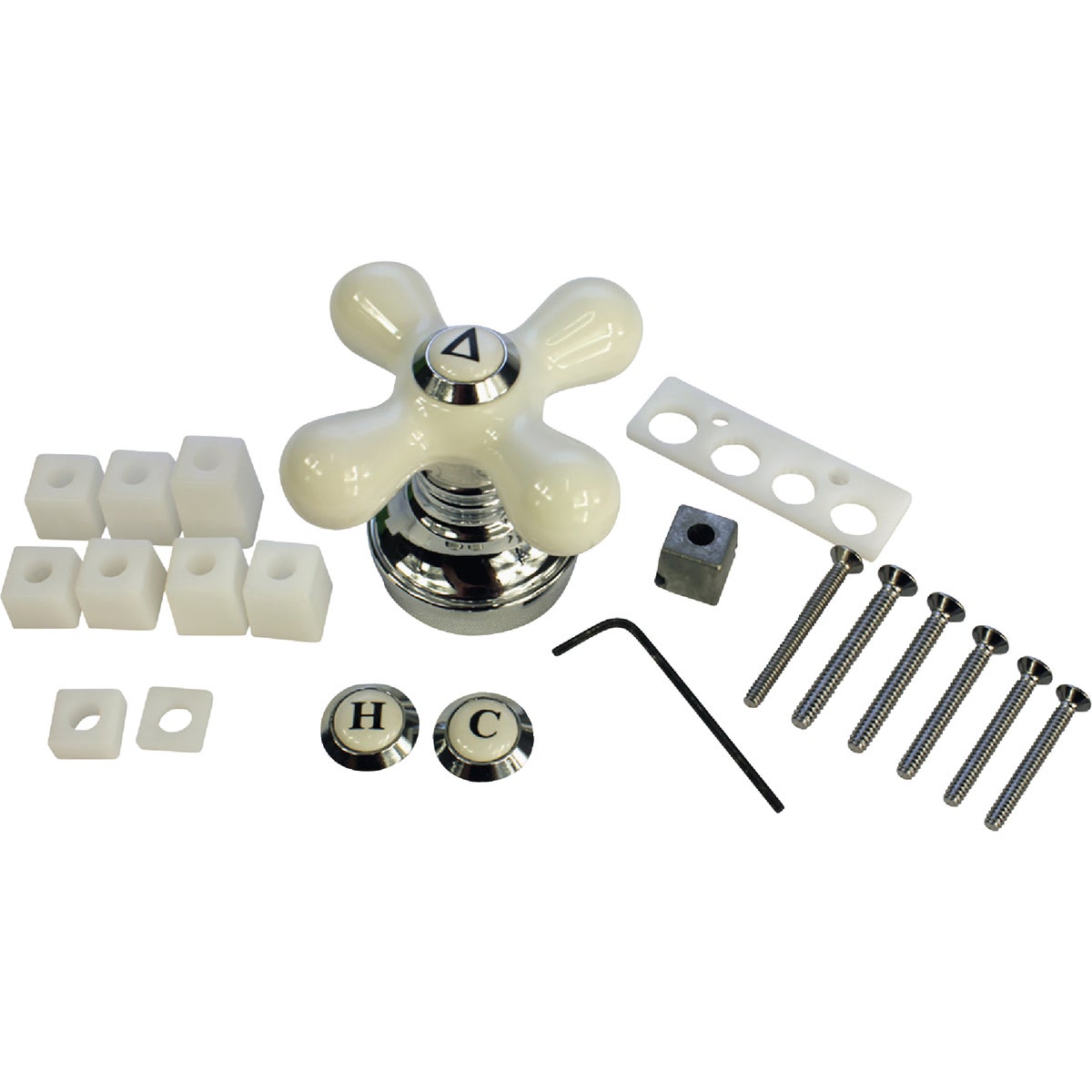 Danco Cross Replacement Chrome Faucet Handle Image 4