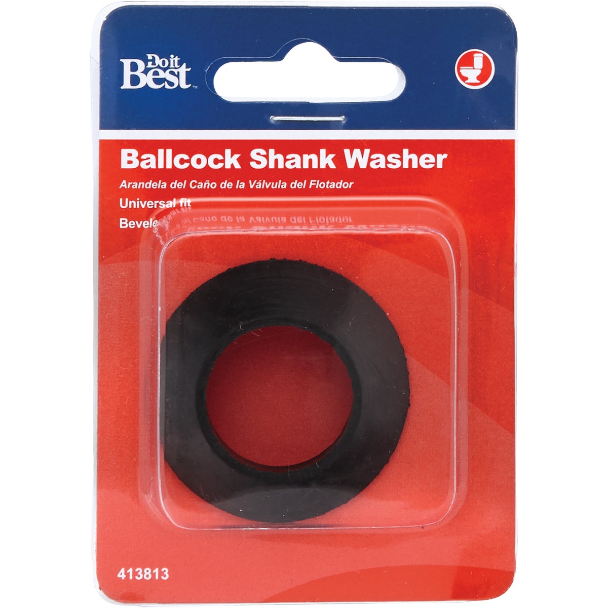 Do it Best Black Rubber Ballcock Shank Washer Image 2
