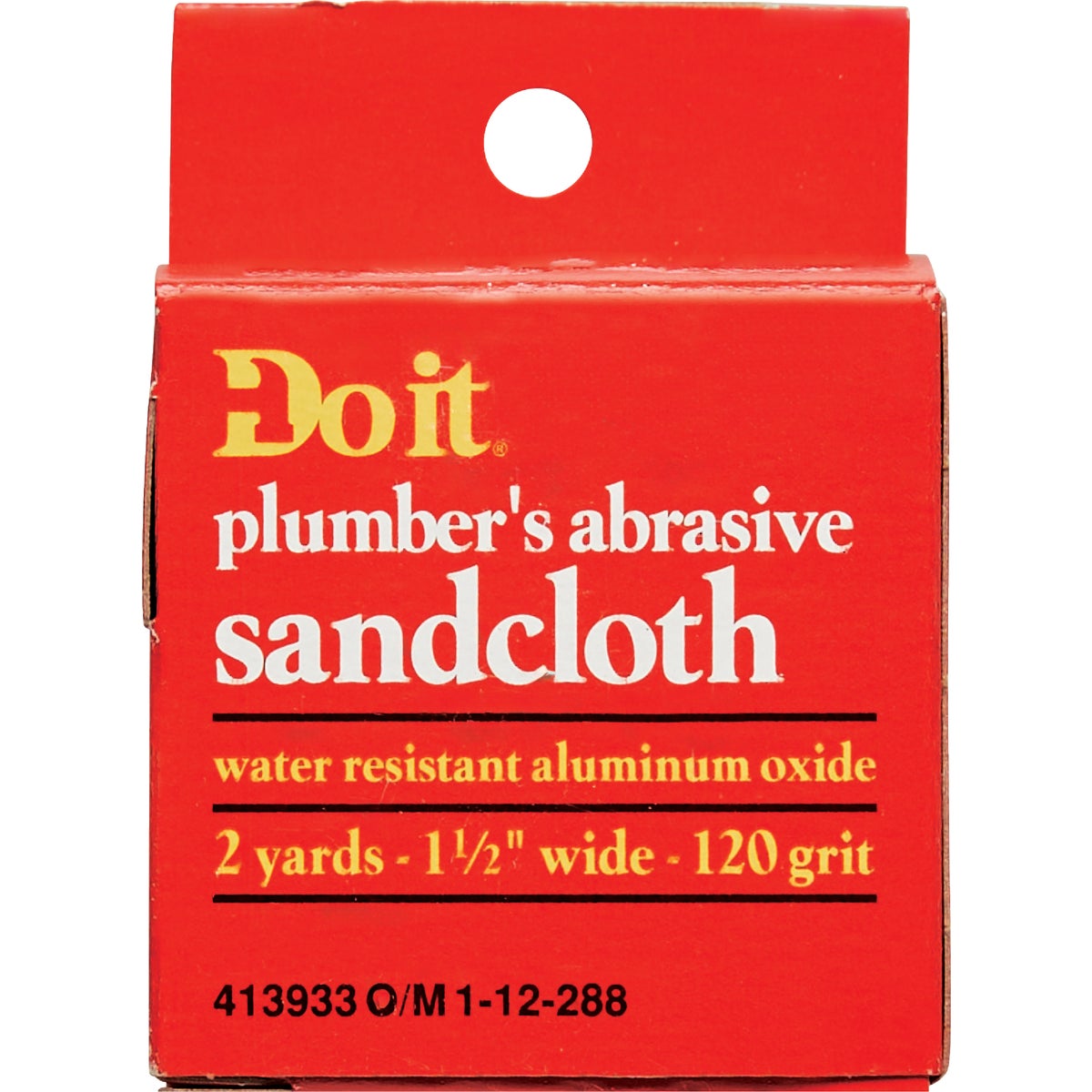 Do it 1-1/2 In. x 2 Yd. 120-Grit Plumber's Abrasive Sand Cloth Image 2