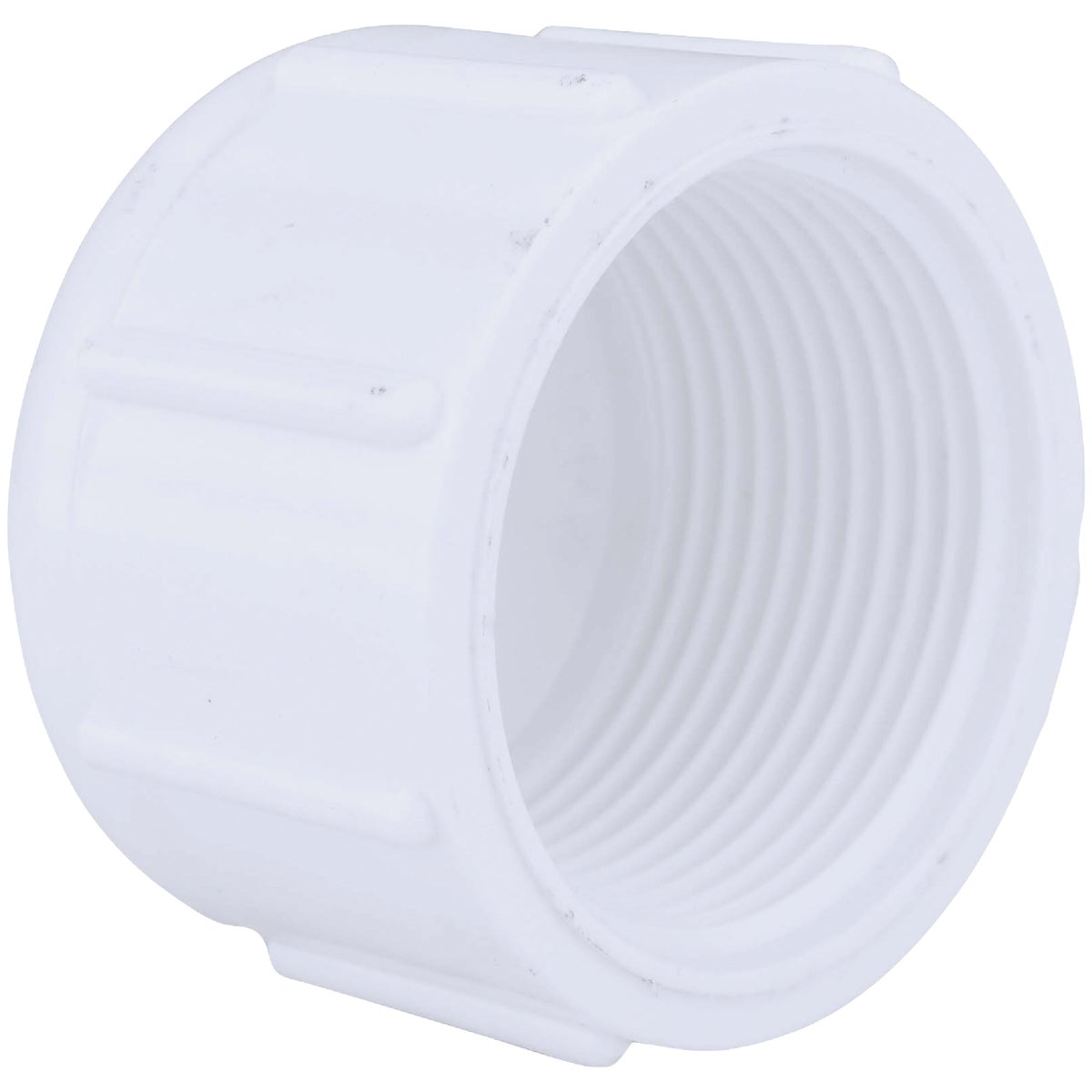 Charlotte Pipe 1-1/4 In. FIP Schedule 40 Threaded PVC Cap Image 1