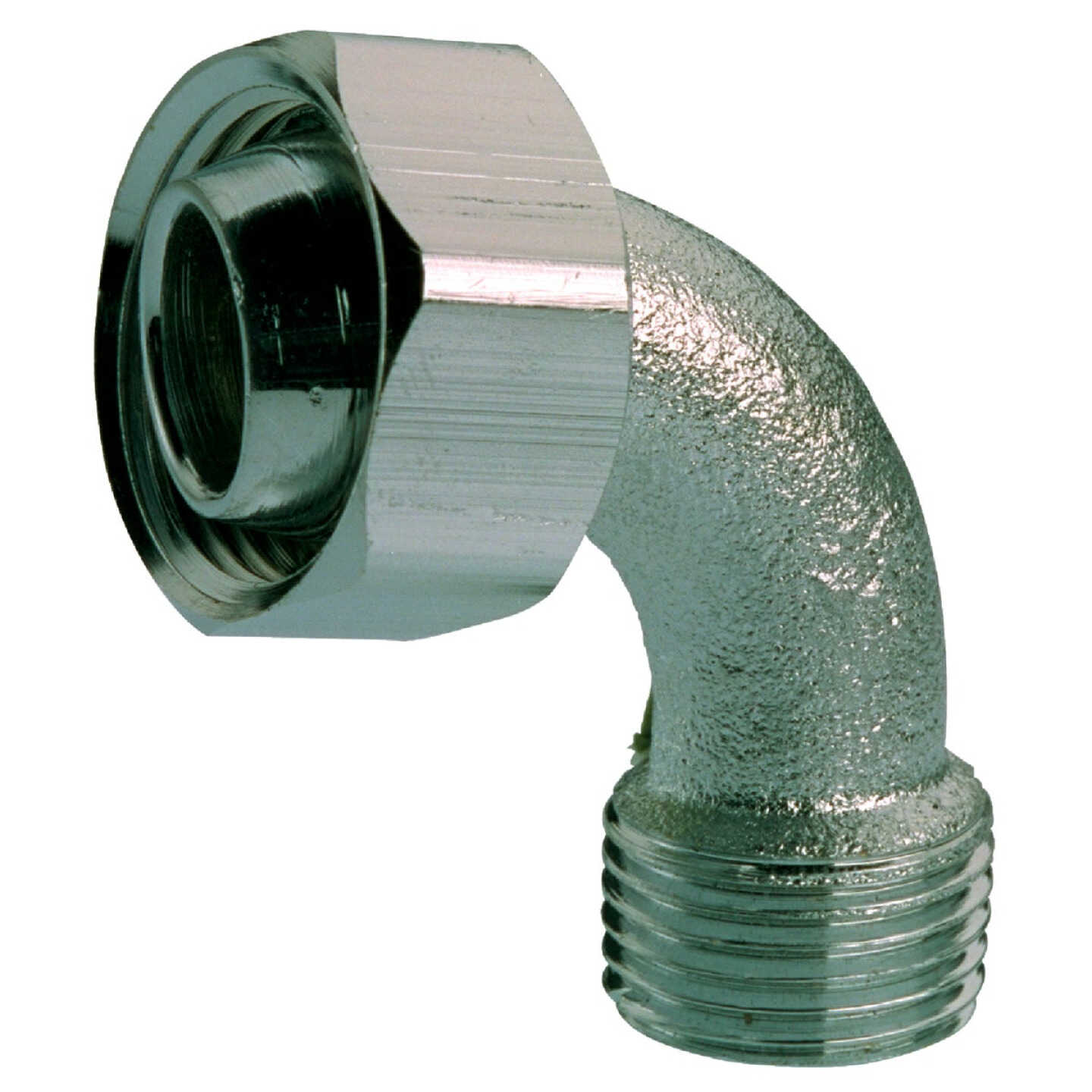 B&K Chrome-Plated Brass Bath Faucet Coupling Elbow Image 1
