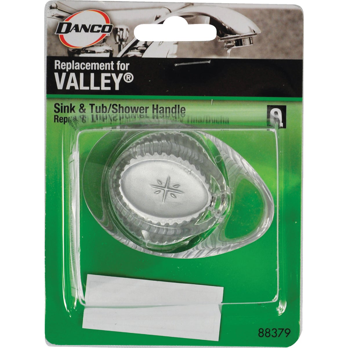Danco Acrylic Silver Valley Single Replacement Silver Faucet Handle Image 2
