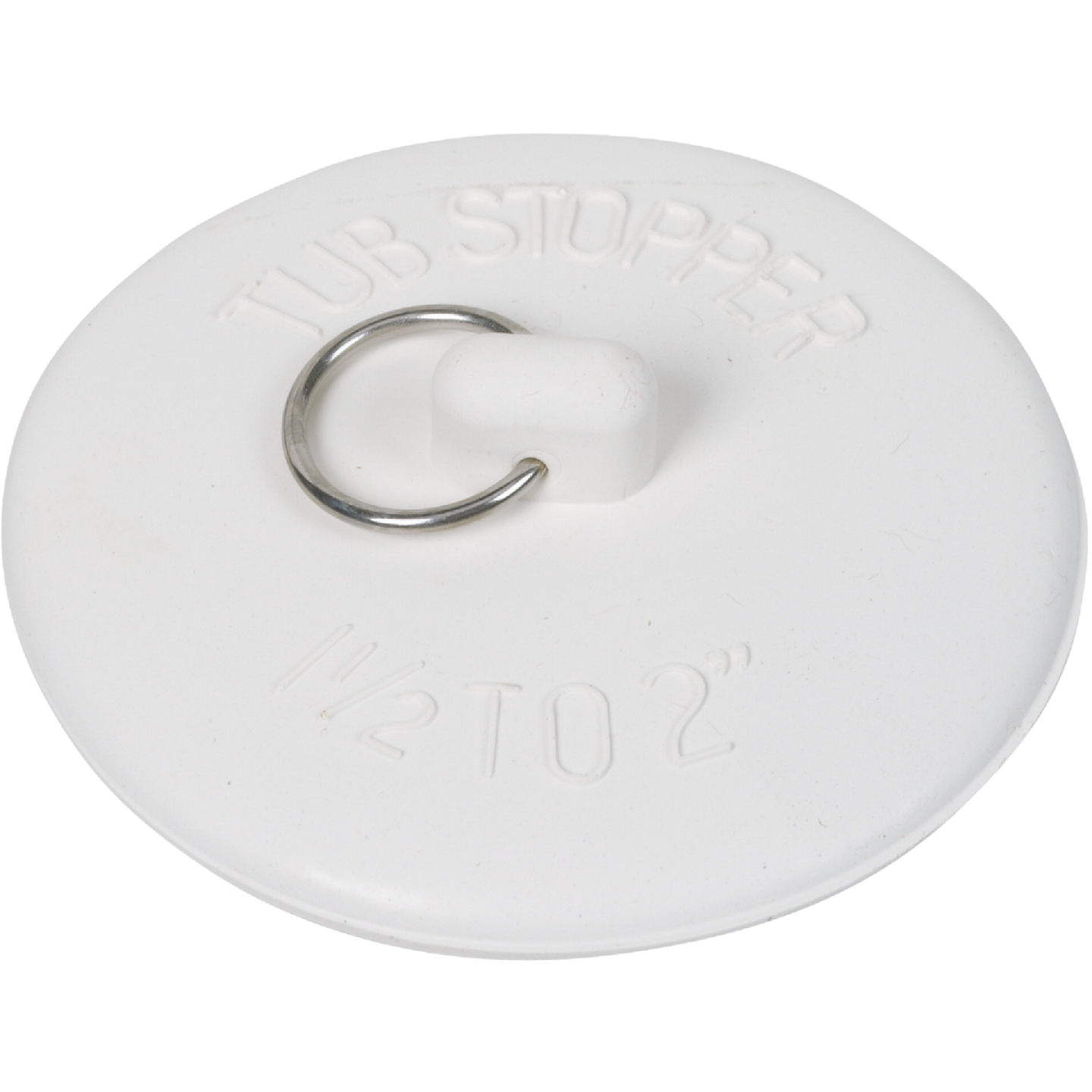 Do it 1-1/2 In. to 2 In. White Rubber Bathtub Drain Stopper Image 1