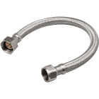 ProLine 3/4 In. FIP x 7/8 In. COMP x 18 In. Braided Stainless Steel Water Heater Connector Image 1