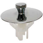 Keeney Quick-N-Easy Bathtub Drain Stopper with Polished Chrome Finish Image 1