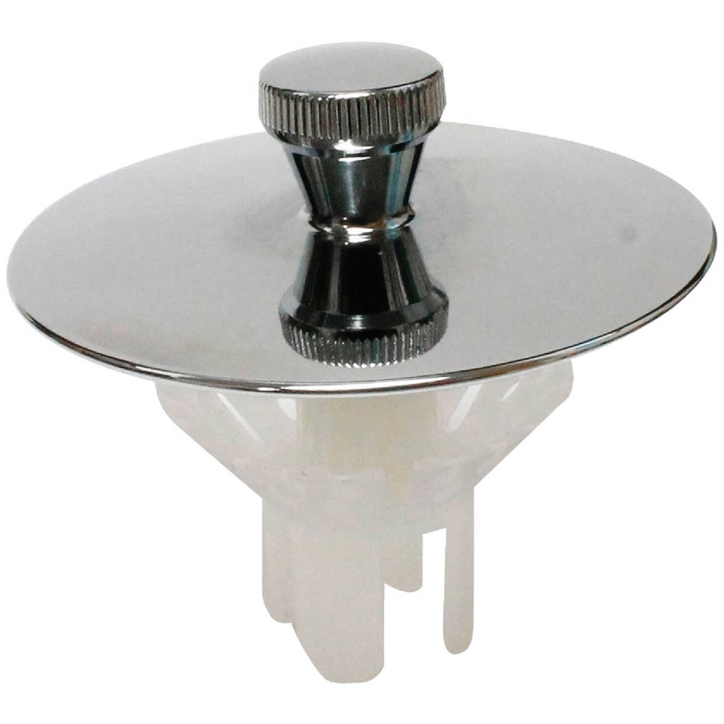 Keeney Quick-N-Easy Bathtub Drain Stopper with Polished Chrome Finish Image 1