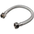 Do it Best 3/4 In. FIP x 3/4 In. FIP x 18 In. Braided Stainless Steel Water Heater Connector Image 1