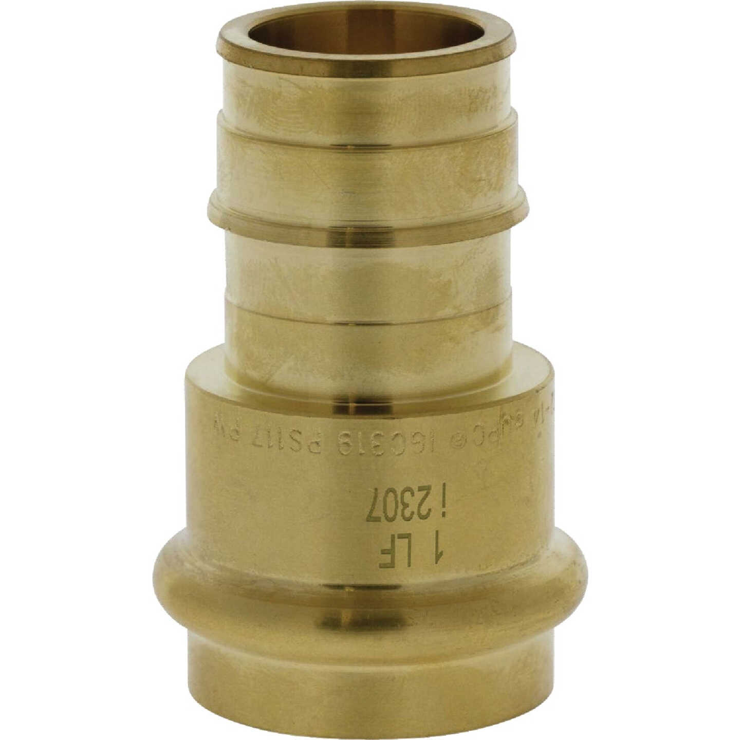 Nibco 1 In. Press x F1960 LF BR PEX Transition Fitting Image 1