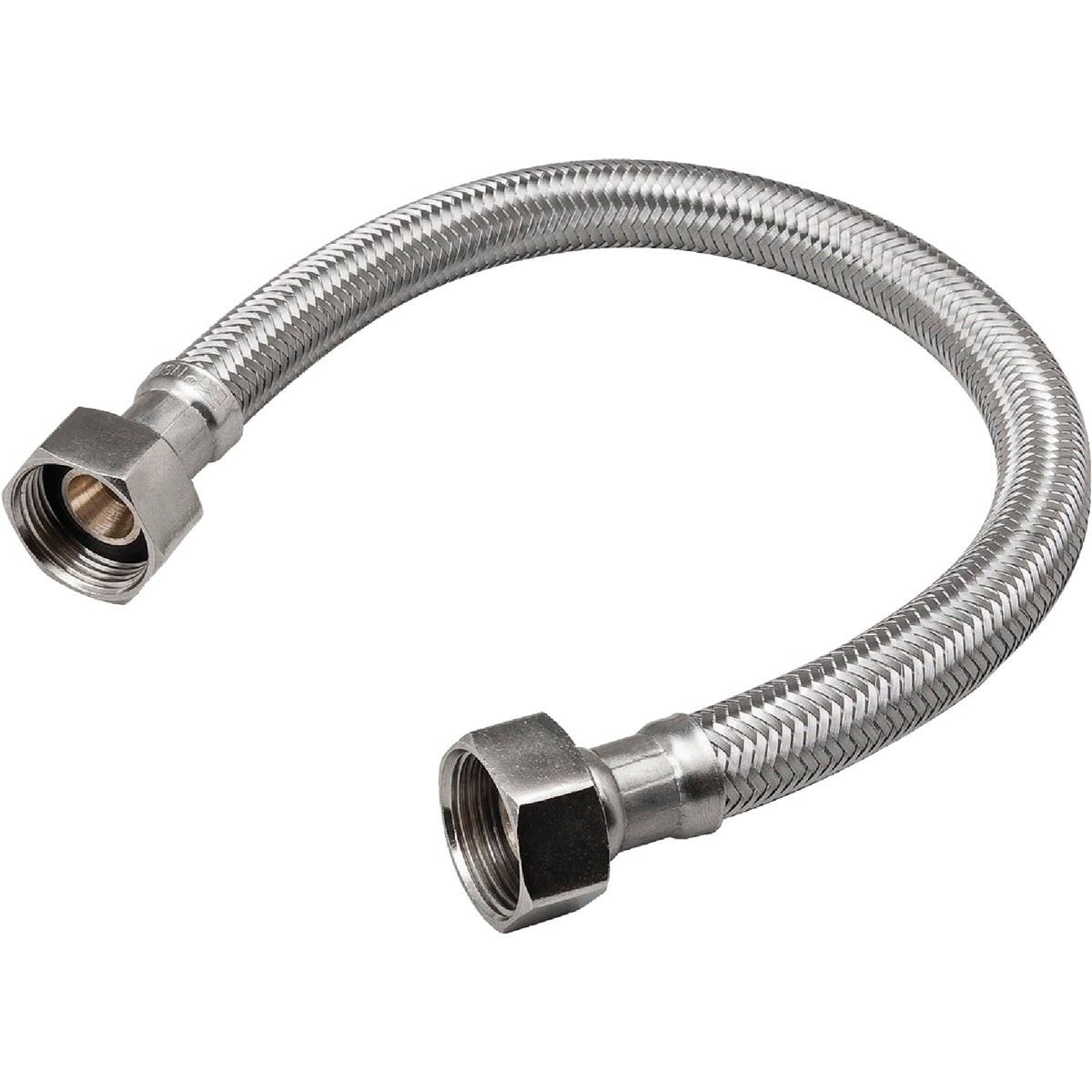 Do it Best 3/4 In. FIP x 3/4 In. FIP x 24 In. Braided Stainless Steel Water Heater Connector Image 1