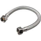 Do it Best 3/4 In. FIP x 3/4 In. FIP x 24 In. Braided Stainless Steel Water Heater Connector Image 1