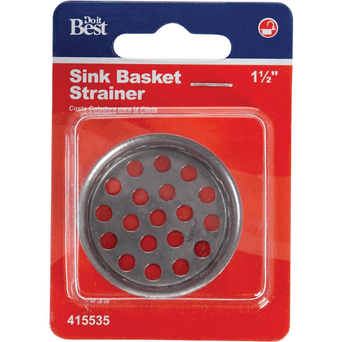 Do it 1-1/2 In. Chrome Removable Sink Strainer Cup  Image 2