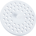 Do it 3-1/8 In. Dia White Plastic Garbage Disposer Strainer Image 1