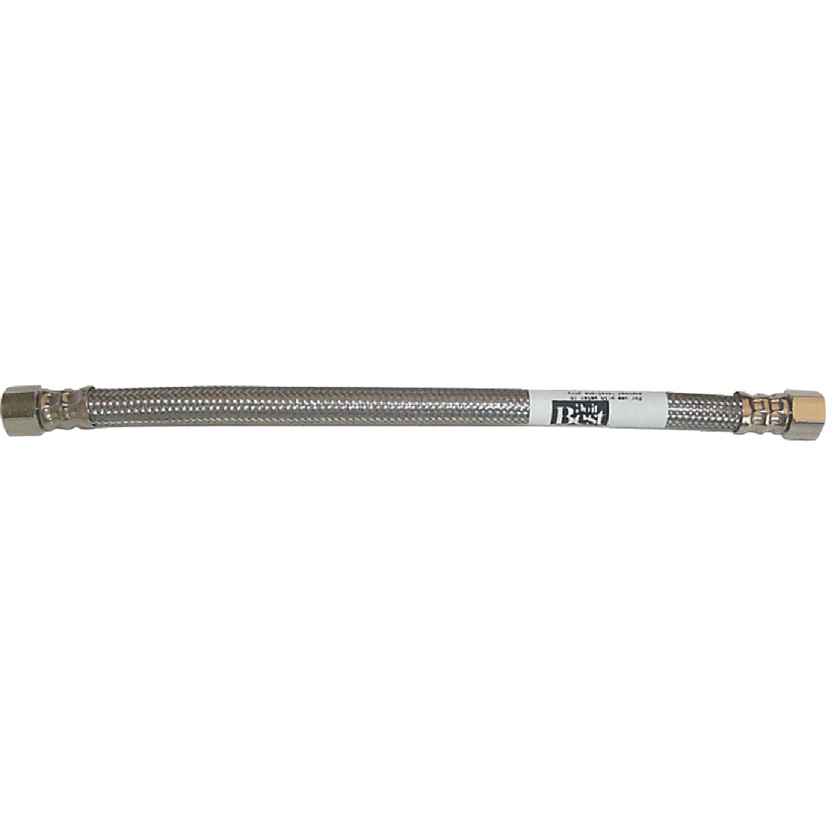 Do it Best 3/8 In. C x 3/8 In. C x 16 In. L. Braided Stainless Steel Faucet Supply Line Image 1