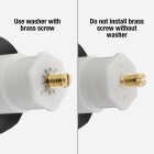 Danco 2 In. Universal Touch-Toe Bathtub Drain Stopper in Chrome Image 3