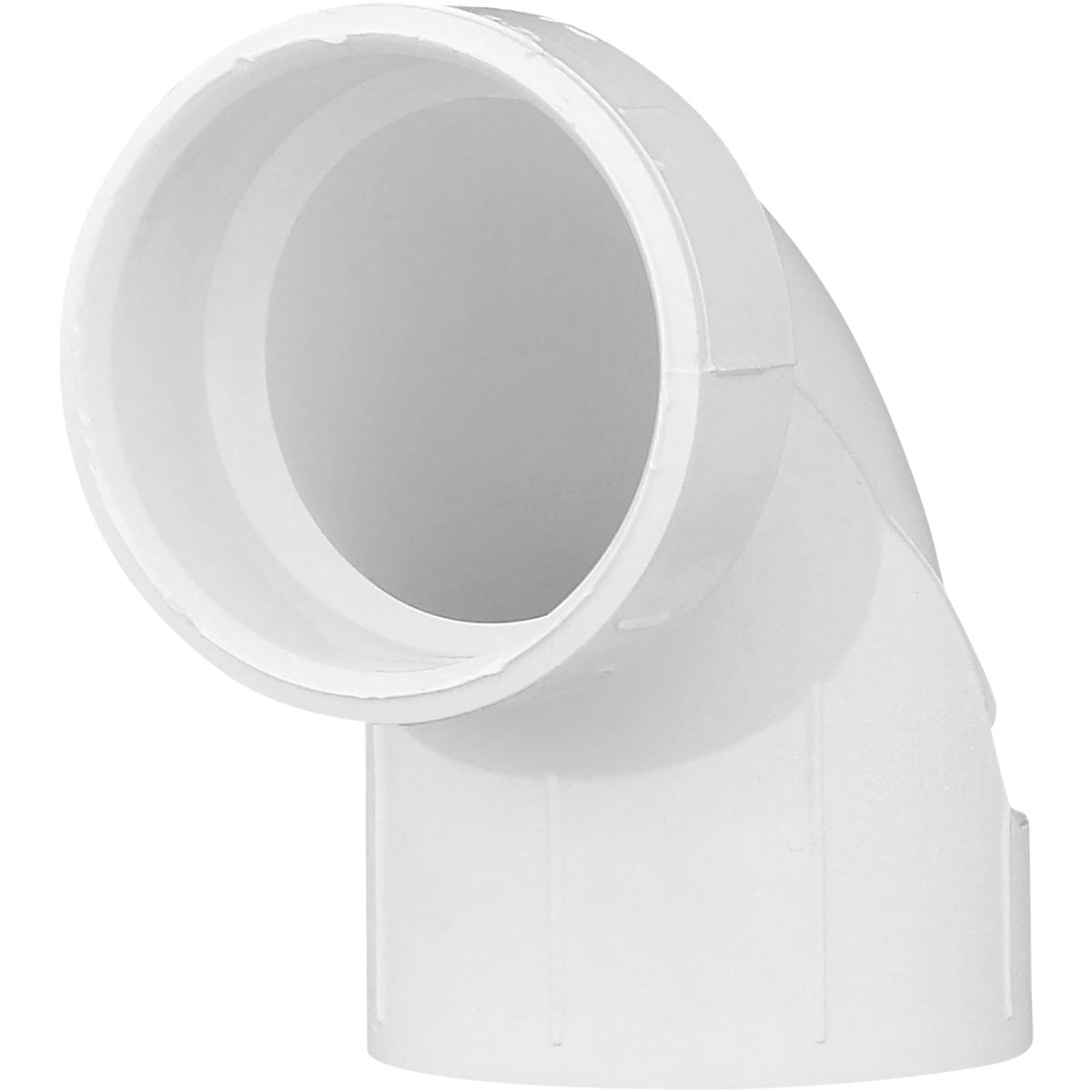 Charlotte Pipe 1-1/2 In. Schedule 40 90 Deg. Sanitary DWV PVC Elbow (1/4 Bend) Image 1