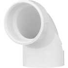 Charlotte Pipe 1-1/2 In. Schedule 40 90 Deg. Sanitary DWV PVC Elbow (1/4 Bend) Image 1