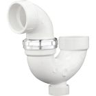 Charlotte Pipe 1-1/2 In. White PVC P-Trap with Union Image 1