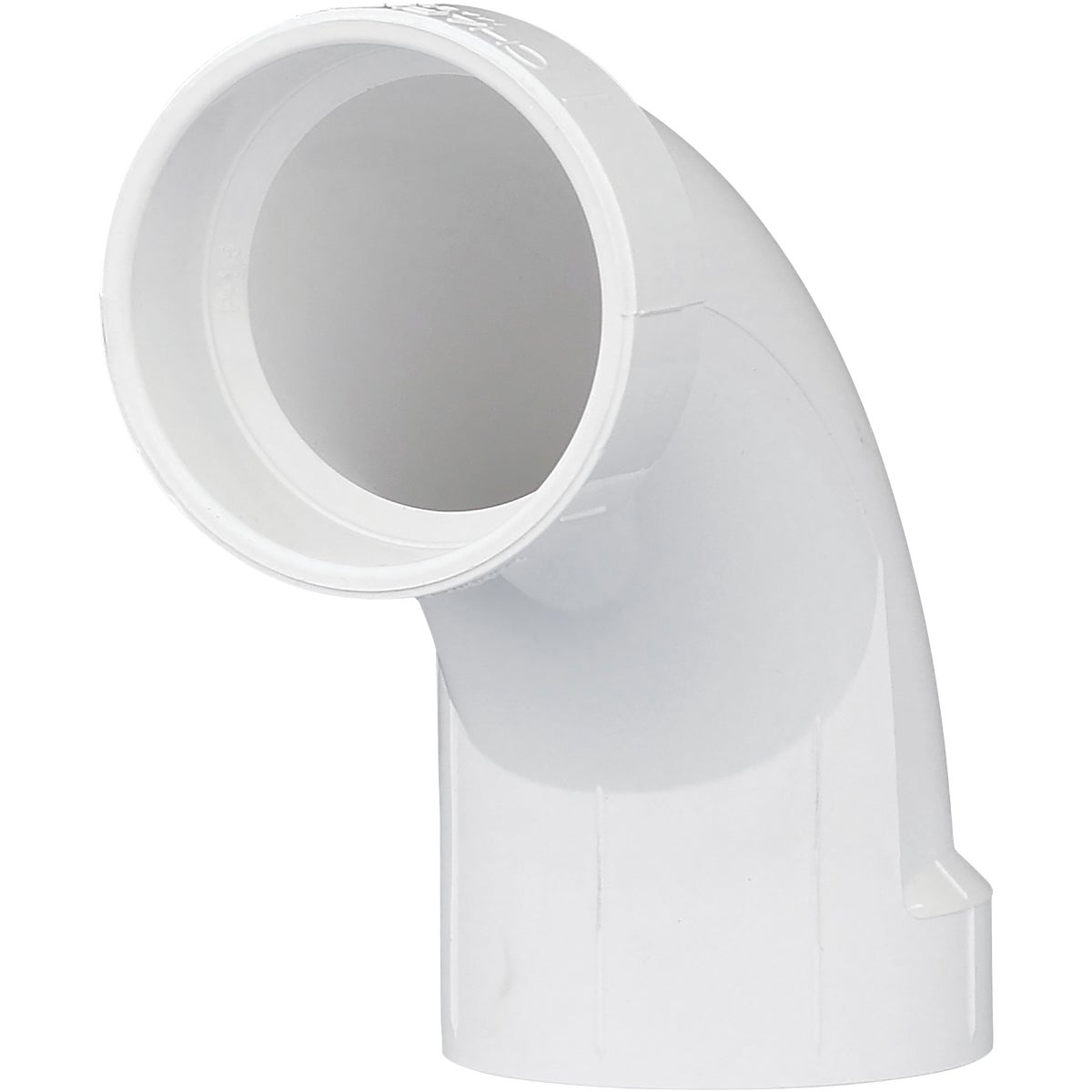 Charlotte Pipe 2 In. Schedule 40 90 Deg. Long Sweep DWV PVC Elbow (1/4 Bend) Image 1