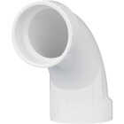 Charlotte Pipe 2 In. Schedule 40 90 Deg. Long Sweep DWV PVC Elbow (1/4 Bend) Image 1