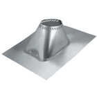 SELKIRK 8 In. Aluminum Adjustable Roof Pipe Flashing, 6/12 to 12/12 Roof Pitch Image 1