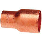 NIBCO 1 In. x 3/4 In. Reducing Copper Coupling with Stop Image 1