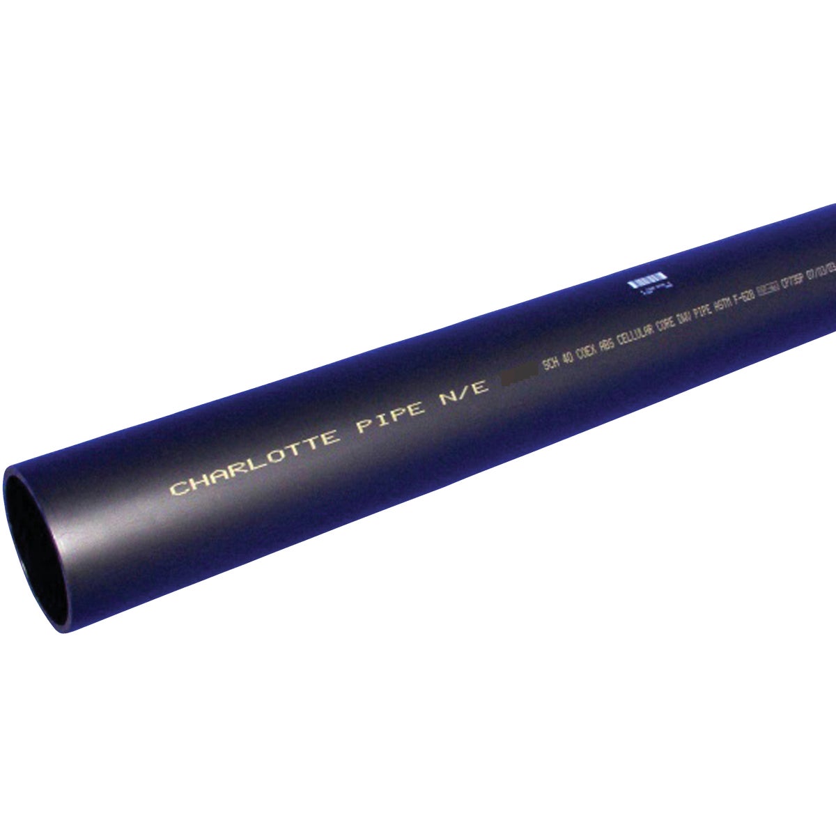 Charlotte Pipe 3 In. x 10 Ft. ABS DWV Pipe