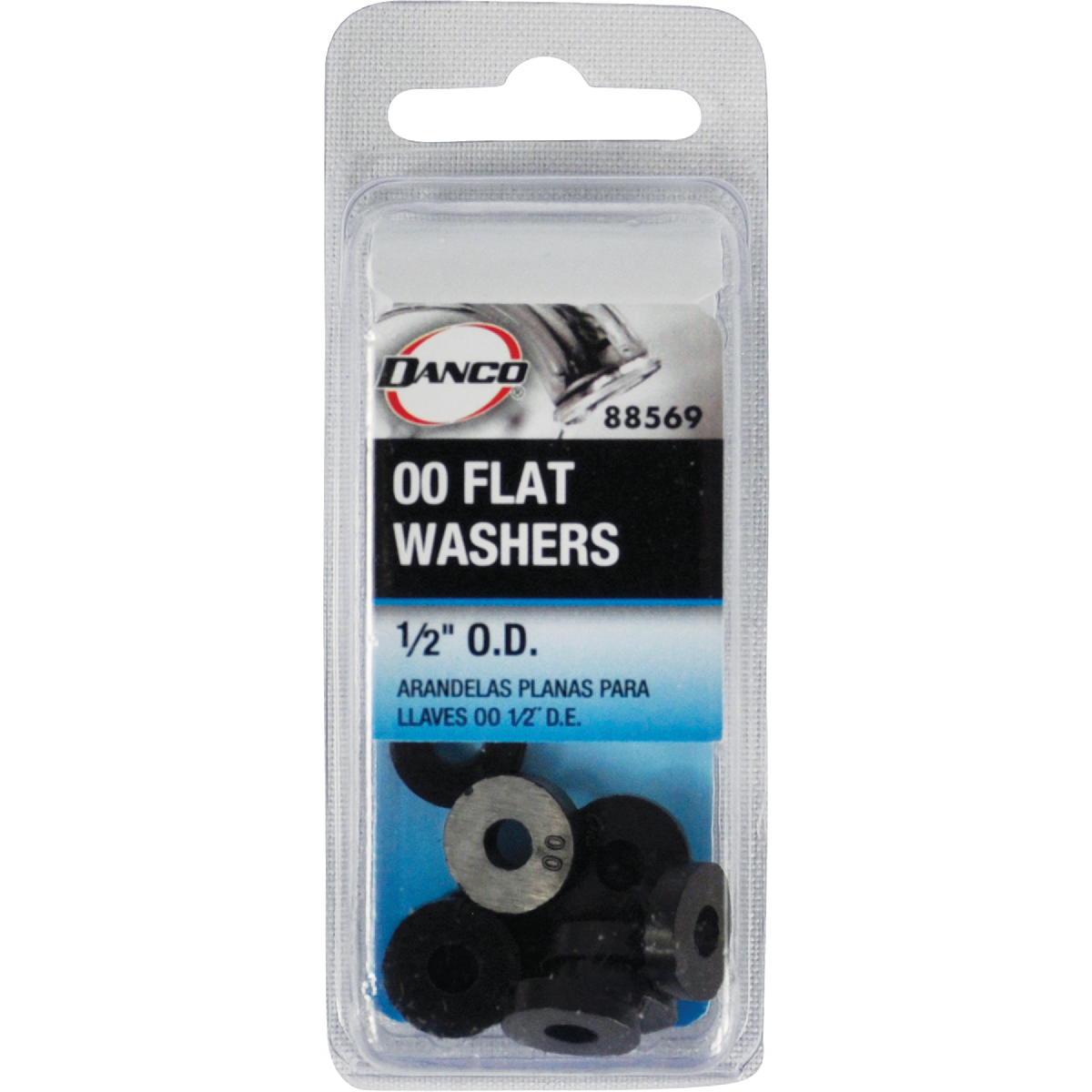 Danco 1/2 In. Black Flat Faucet Washer (10 Ct.) Image 2