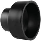 Charlotte Pipe 4 In. x 3 In. Hub x Hub Reducing ABS Coupling Image 1