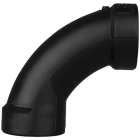 Charlotte Pipe 1-1/2 In. Hub x Hub 90 Deg. Long Sweep ABS Elbow (1/4 Bend) Image 1