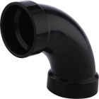 Charlotte Pipe 4 In. Hub x Hub 90 Deg. Long Sweep ABS Elbow (1/4 Bend) Image 1