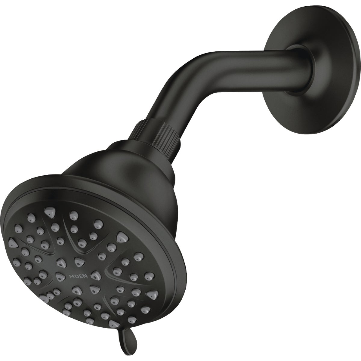 Moen Attune 8-Spray Pattern 4 In. Wall Mount Fixed Shower Head, Matte Black Image 1