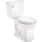 American Standard Astute VorMax Right Height White Elongated Bowl 1.28 GPF Complete Toilet Image 1