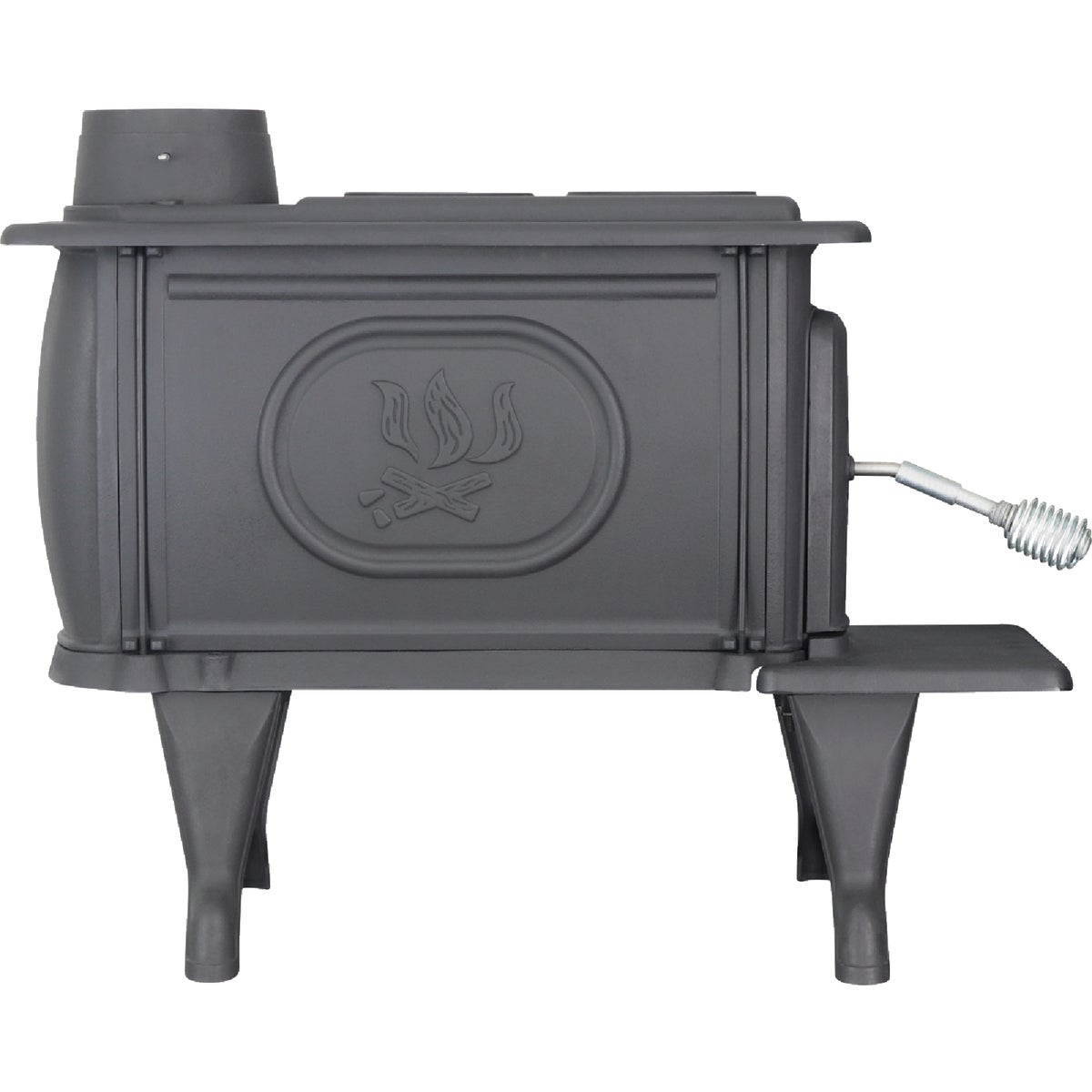 US Stove Logwood 900 Sq. Ft. Cast Iron Wood Stove Image 3