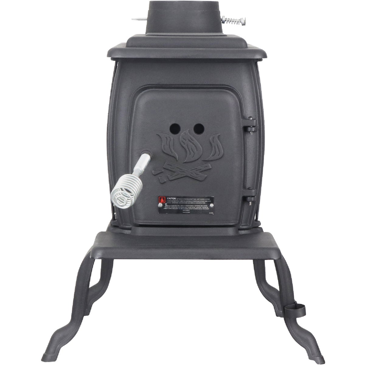 US Stove Logwood 900 Sq. Ft. Cast Iron Wood Stove