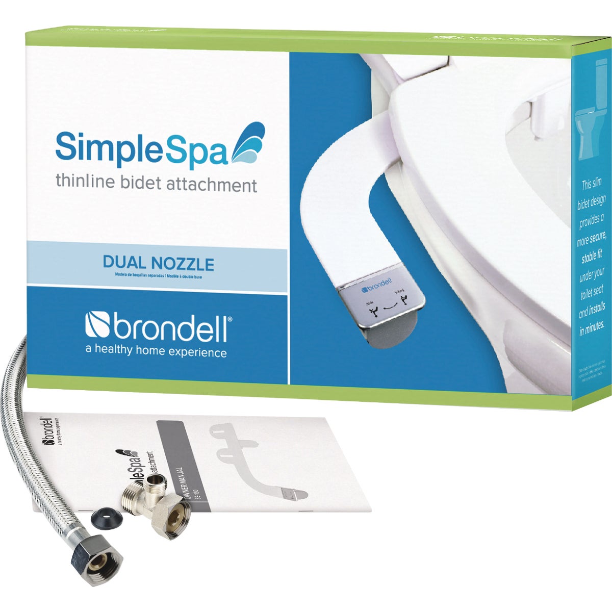 Brondell SimpleSpa Thinline Dual Nozzle Bidet Attachment Image 11