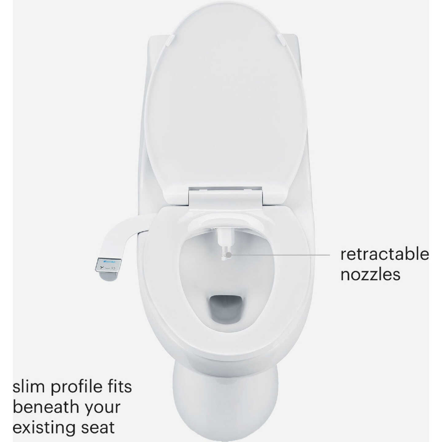Brondell SimpleSpa Thinline Dual Nozzle Bidet Attachment Image 8