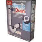 Simple Drain Self-Plunging Sink Drain Universal Trap Repair Kit Image 1