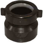 Charlotte Pipe 1-1/2 In. x 1-1/2 In. or 1-1/4 In. HUB x Tubular Black ABS Waste Adapter Image 1