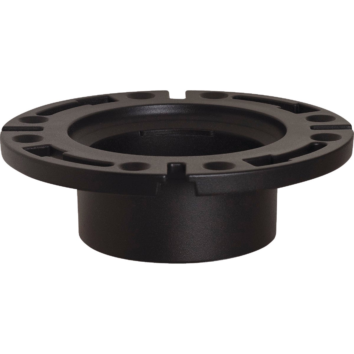 Sioux Chief 4 In. Hub ABS Open Toilet Flange with 1-Piece Plastic Ring
