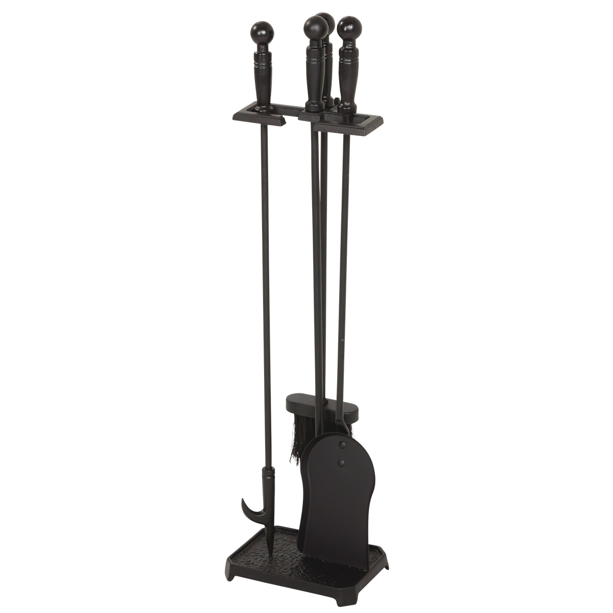 Home Impressions 4-Piece Cast Iron 28 In. H Fireplace Tool Set Image 2