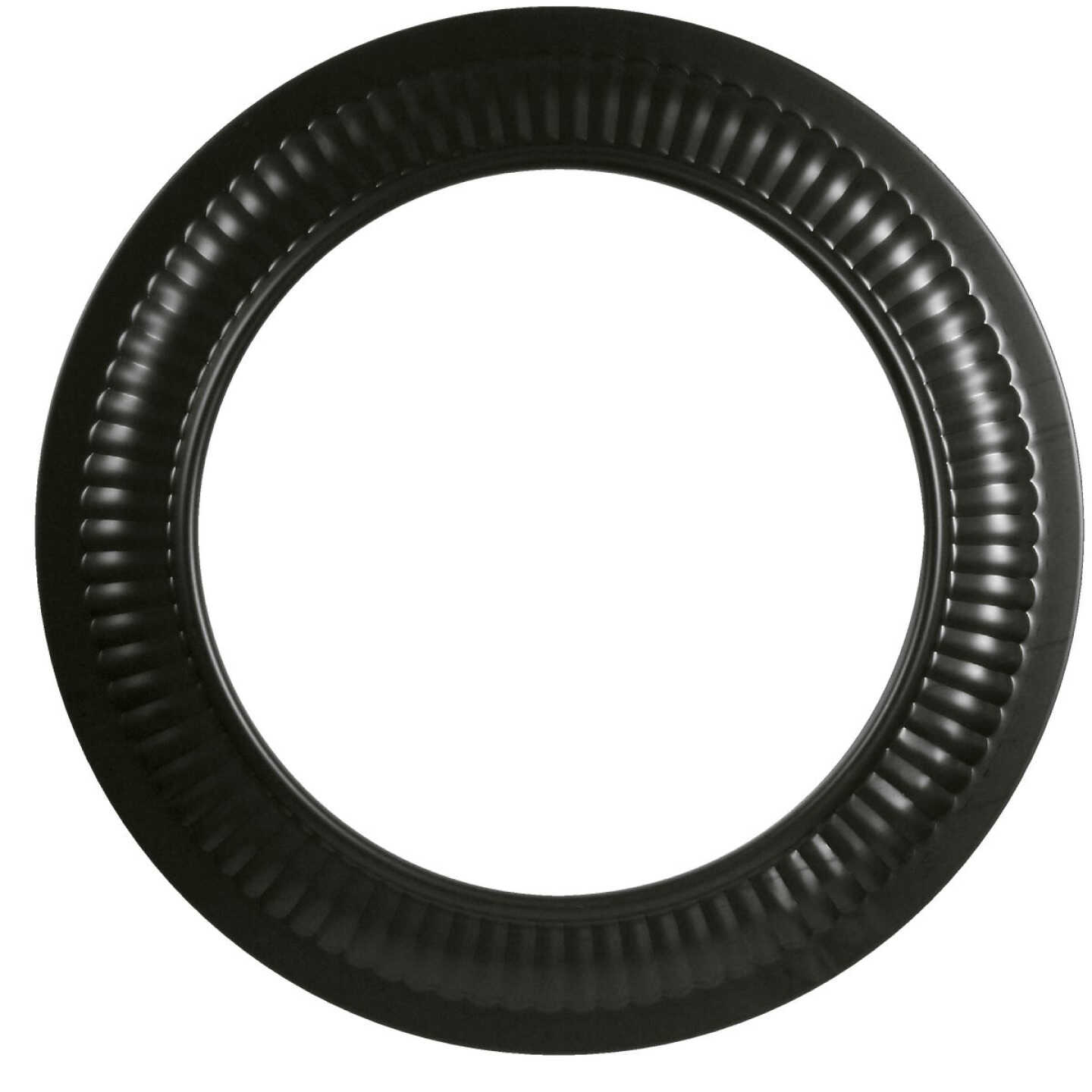 Imperial Single Wall 7 In. 24 ga Black Stove Pipe Collar Image 1