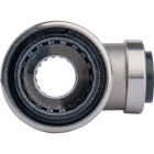 QuickFitting 3/4 In. x 1/2 In. x 1/2 In. Push-to-Connect Stainless Steel Reducing Tee Image 5